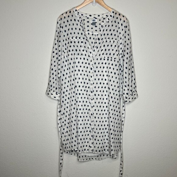 OLD NAVY Women's Button Down Shirt Dress NWT - Picture 4 of 6